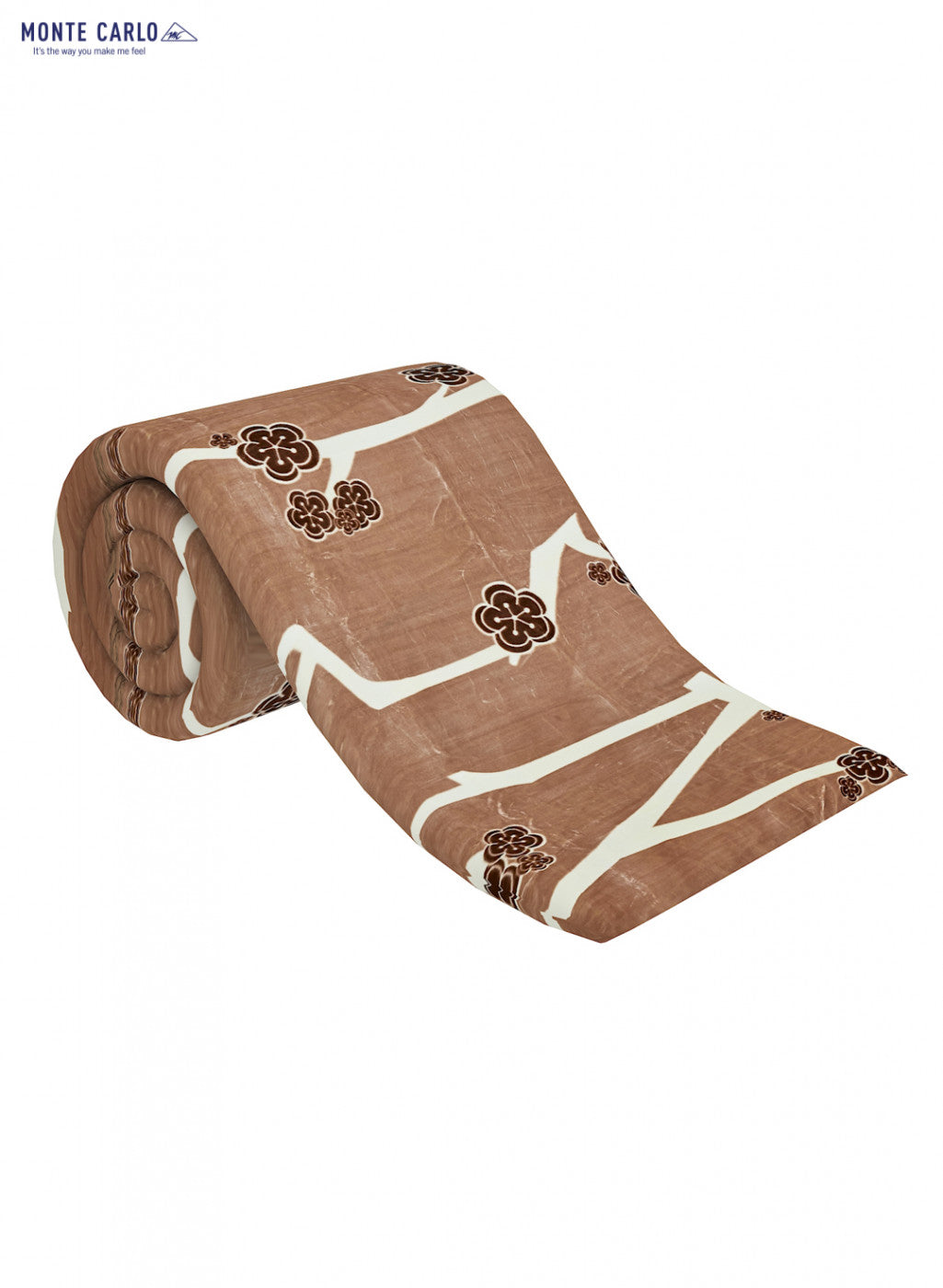 Printed Mink Single Blanket for Mild Winter -2 Ply