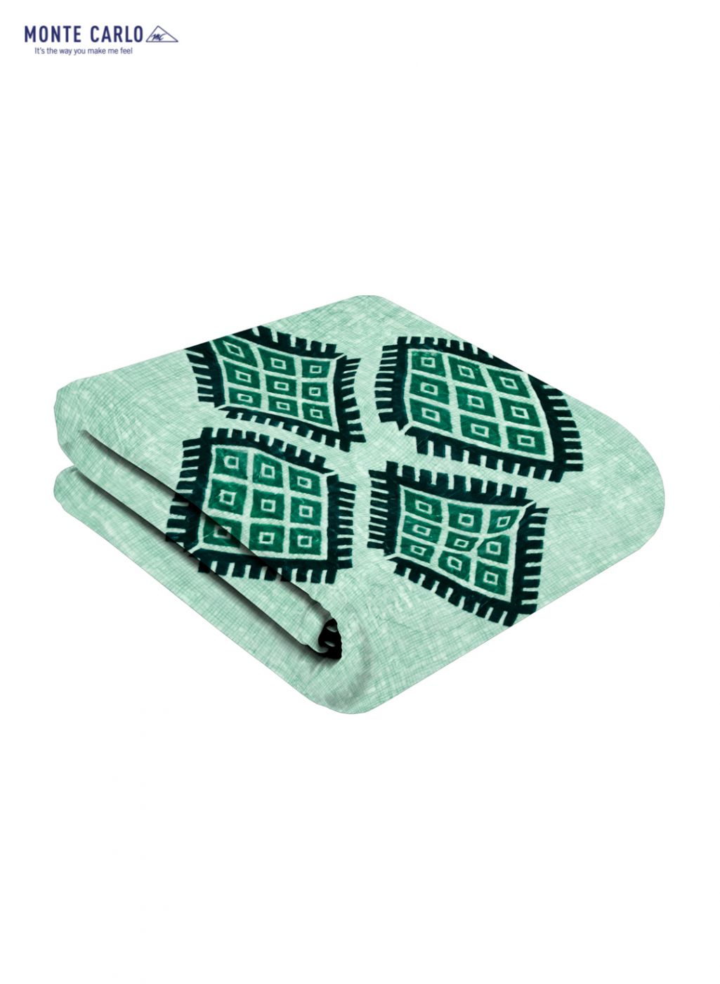 Printed Mink Single Blanket for Mild Winter - 2 Ply