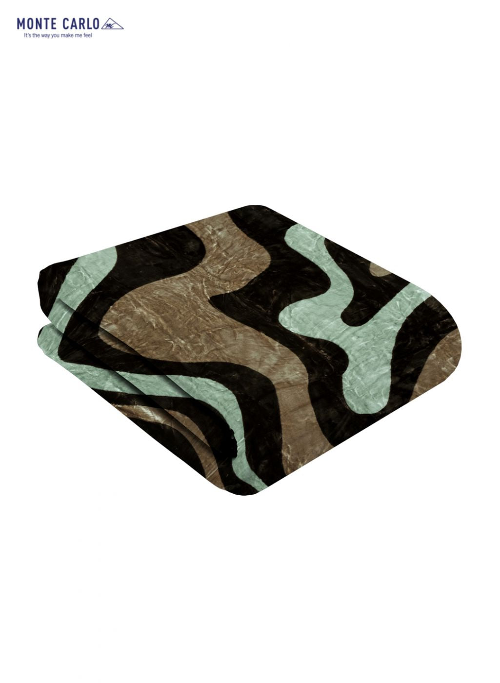 Printed Mink Single Blanket for Mild Winter - 2 Ply