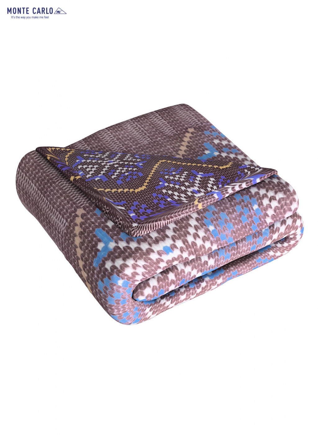 Printed Mink Double Blanket for Heavy Winter -2 Ply