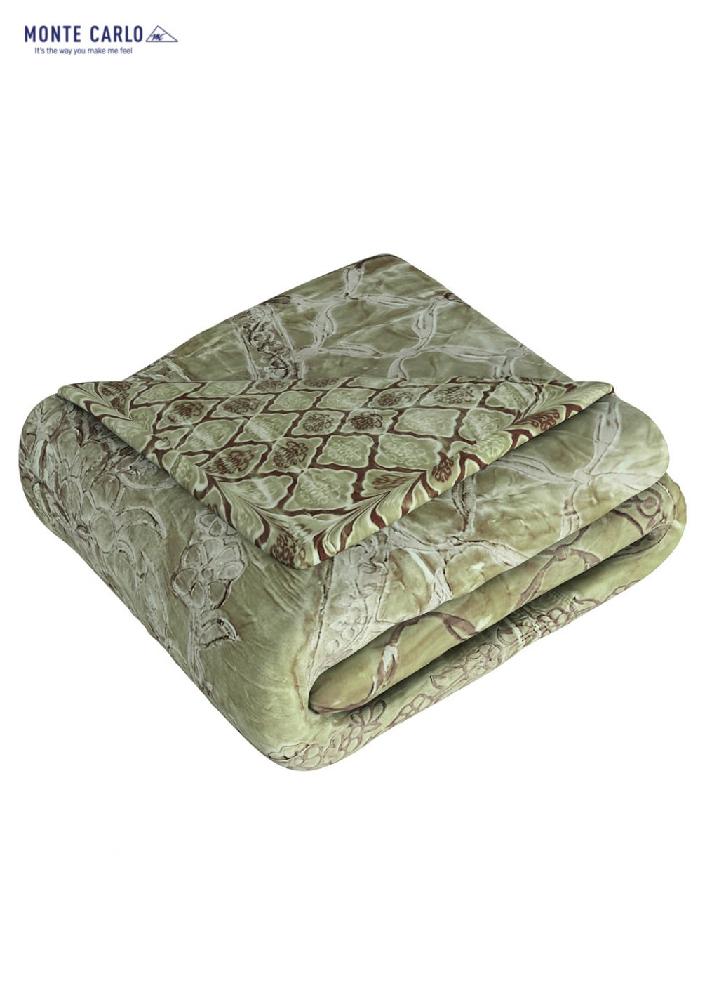 Printed Mink Double Blanket for Heavy Winter -2 Ply