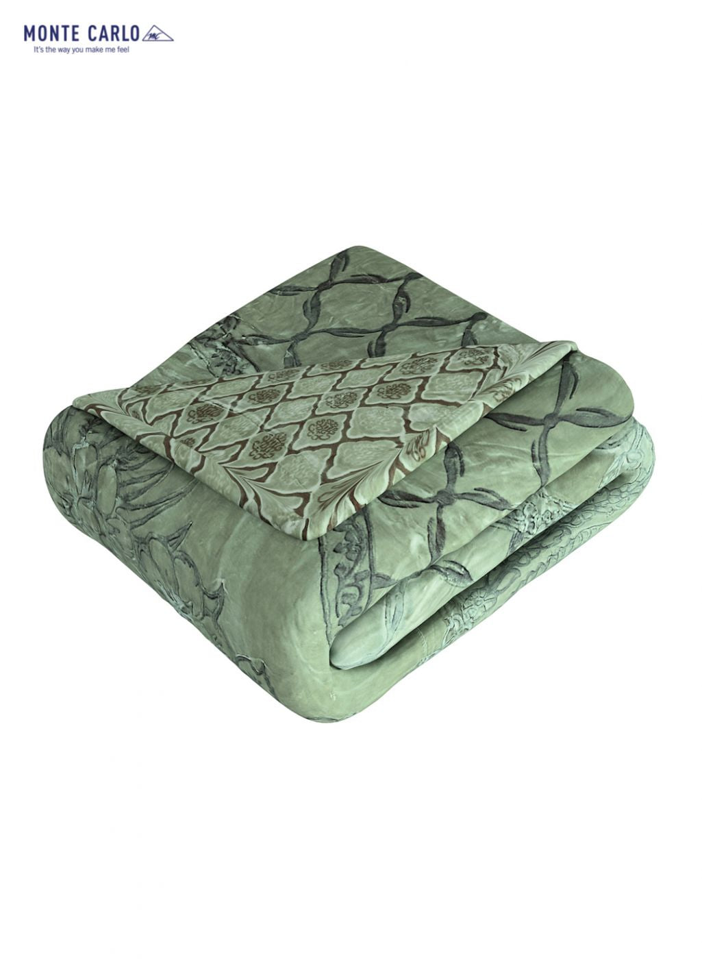 Printed Mink Double Blanket for Heavy Winter -2 Ply