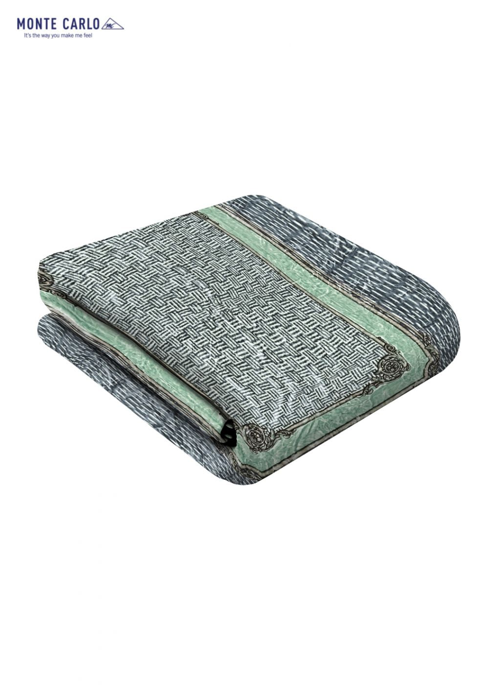 Printed Mink Double Blanket for Heavy Winter -1 Ply