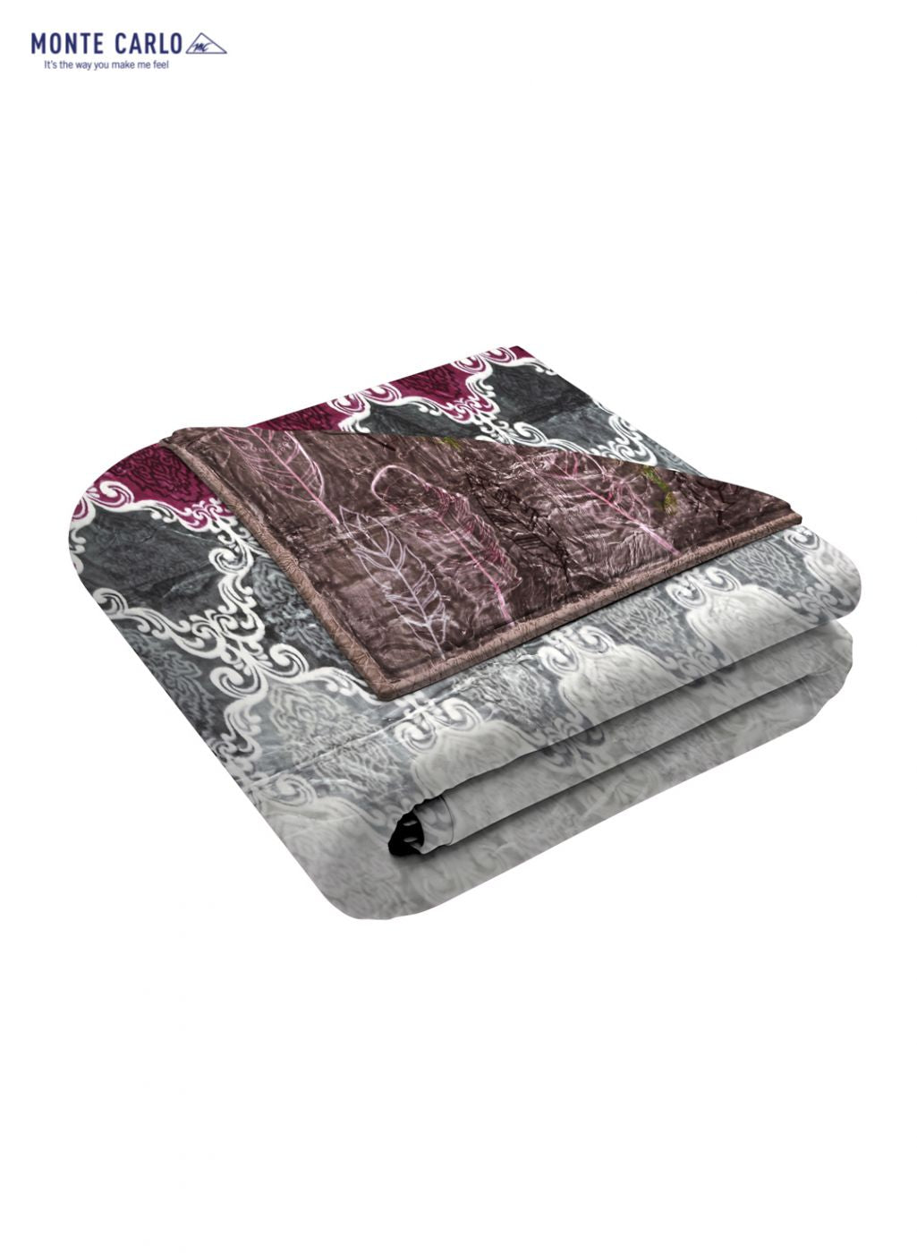 Printed Mink Double Blanket for Heavy Winter -2 Ply