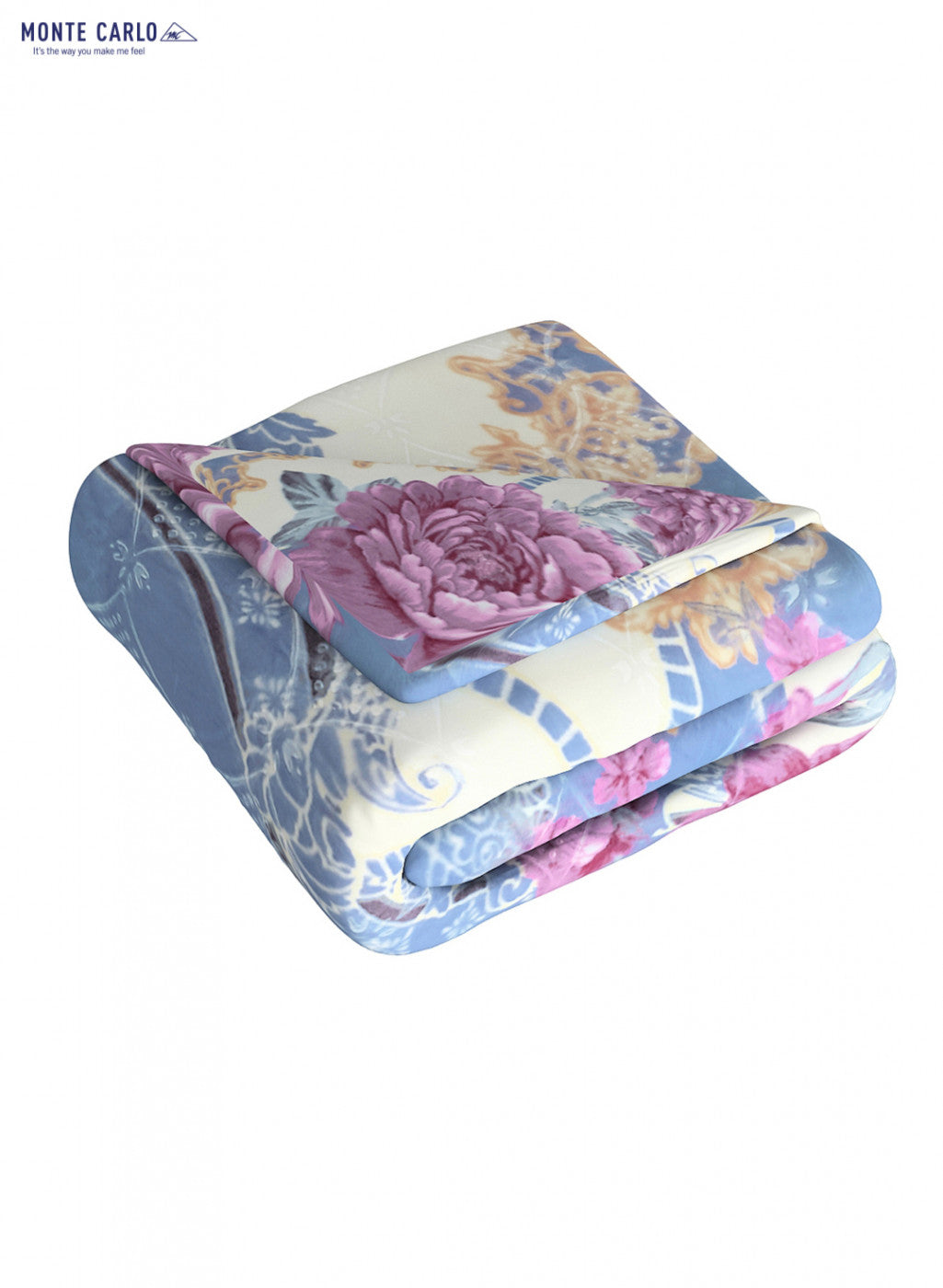 Printed Mink Single Blanket for Heavy Winter -2 Ply