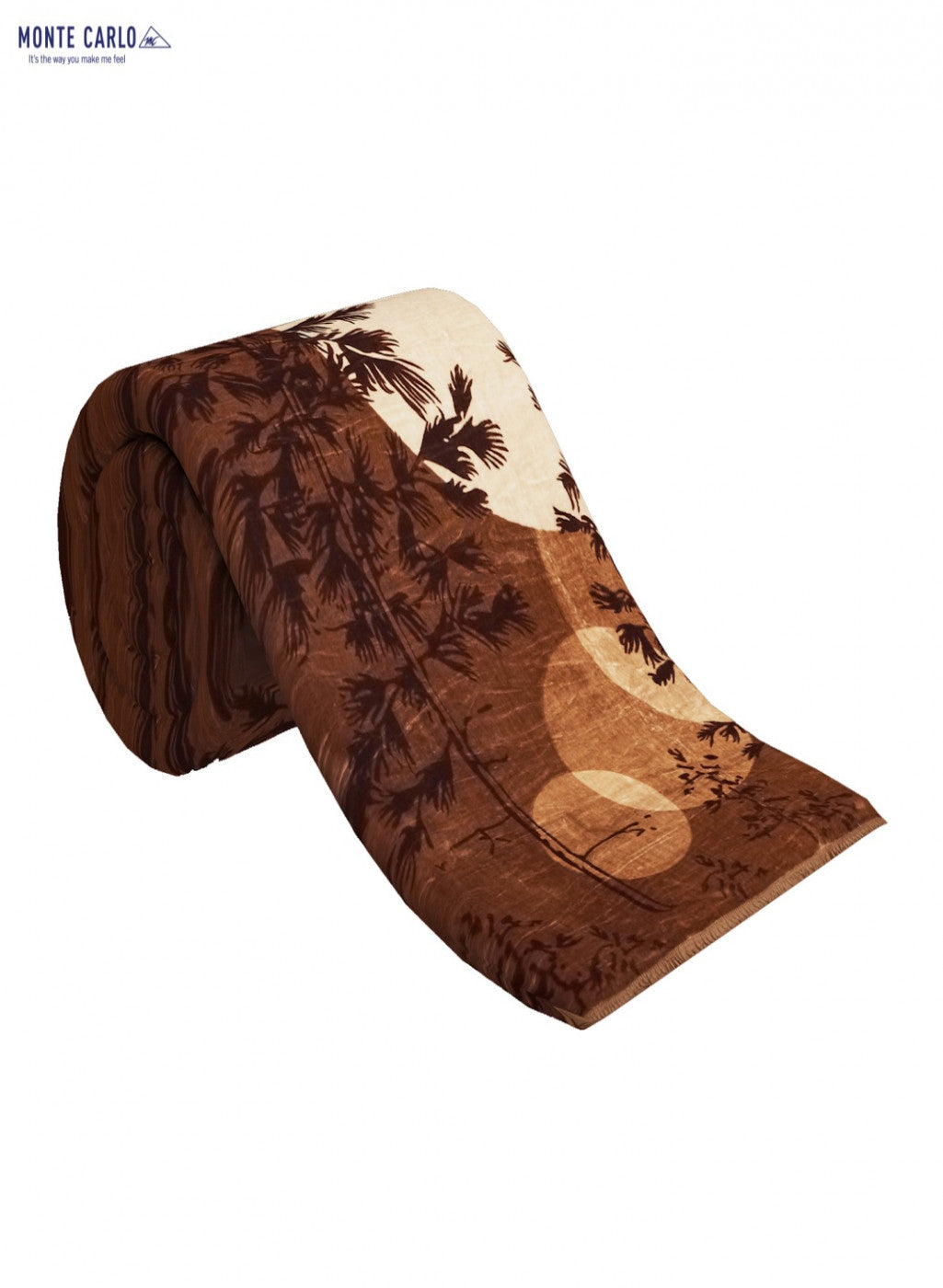 Printed Mink Double Blanket for Mild Winter -1 Ply