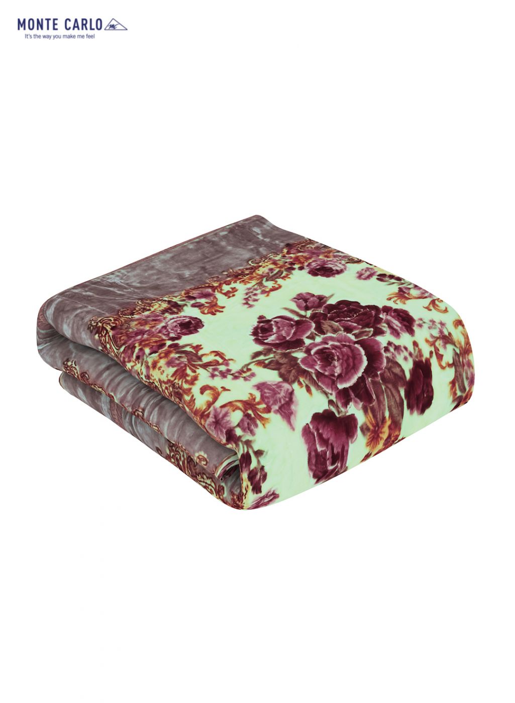 Printed Mink Double Blanket for Heavy Winter -2 Ply