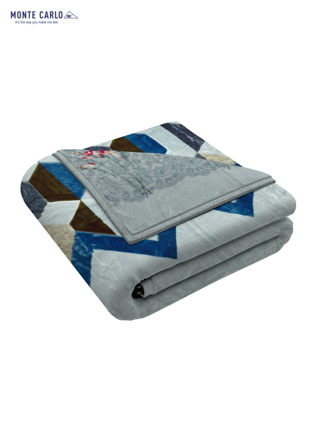 Printed Mink Single Blanket for Heavy Winter -2 Ply