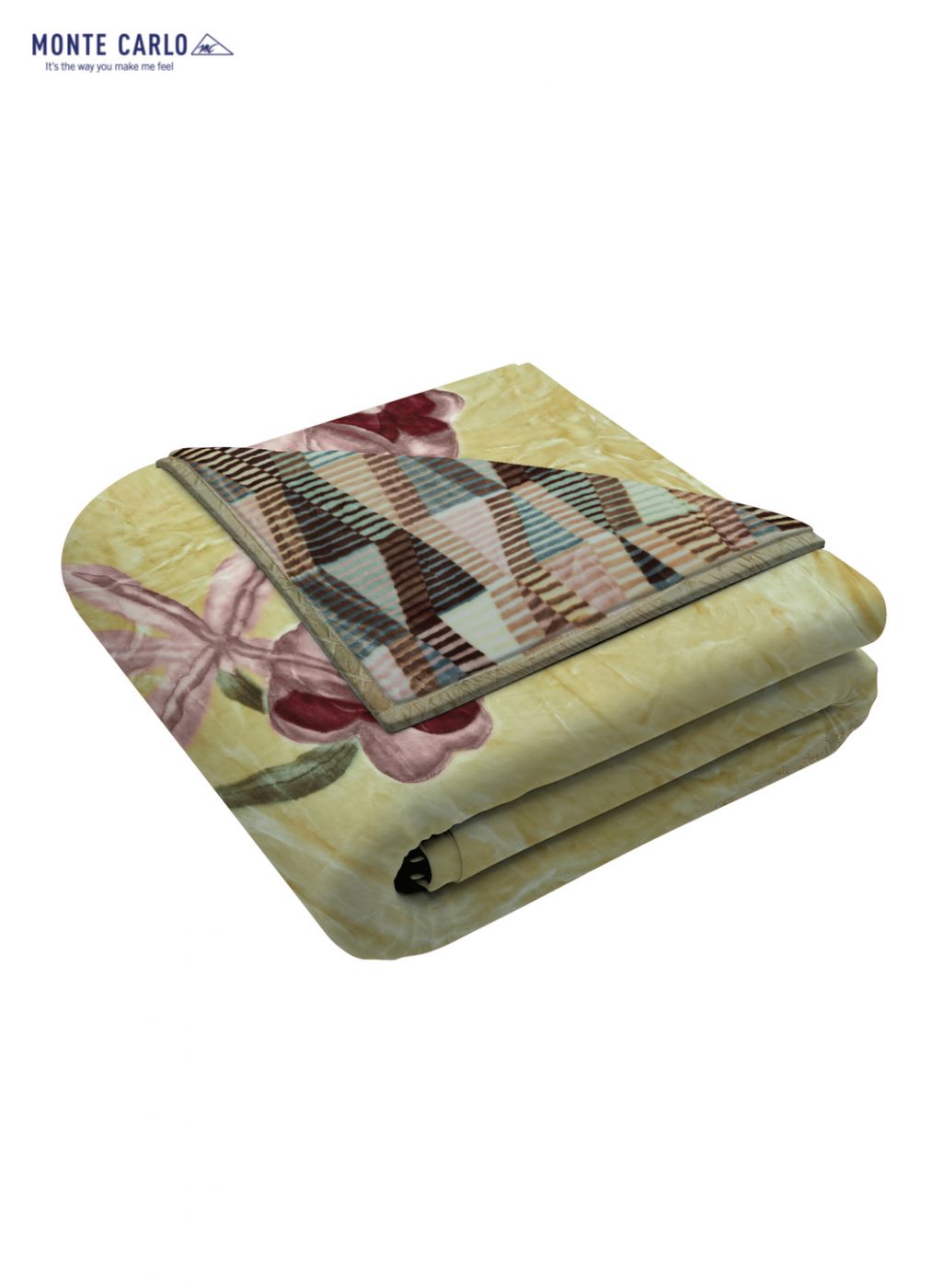 Printed Mink Single Blanket for Heavy Winter -2 Ply