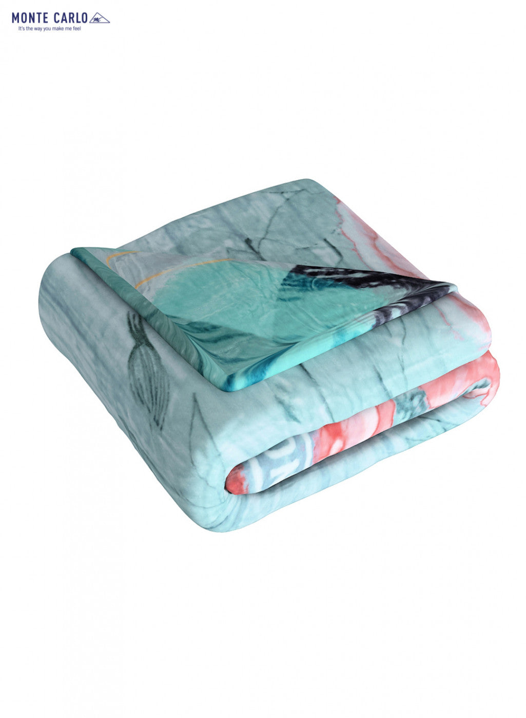 Printed Mink Single Blanket for Heavy Winter -2 Ply