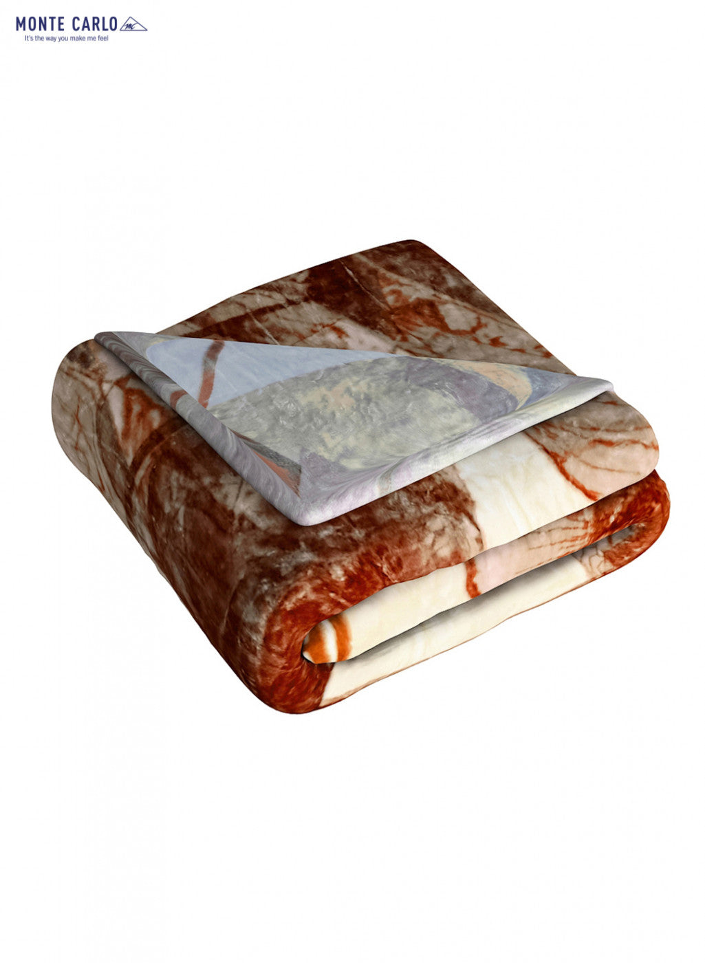 Printed Mink Single Blanket for Heavy Winter -2 Ply