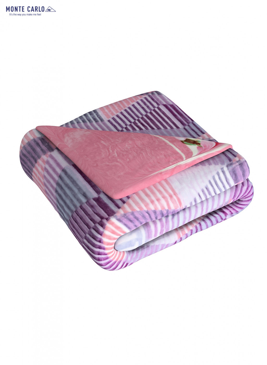 Printed Mink Single Blanket for Heavy Winter -2 Ply