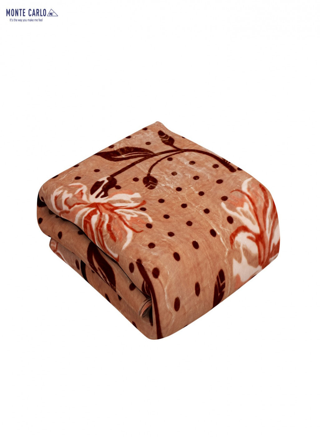 Printed Mink Single Blanket for Mild Winter -1 Ply