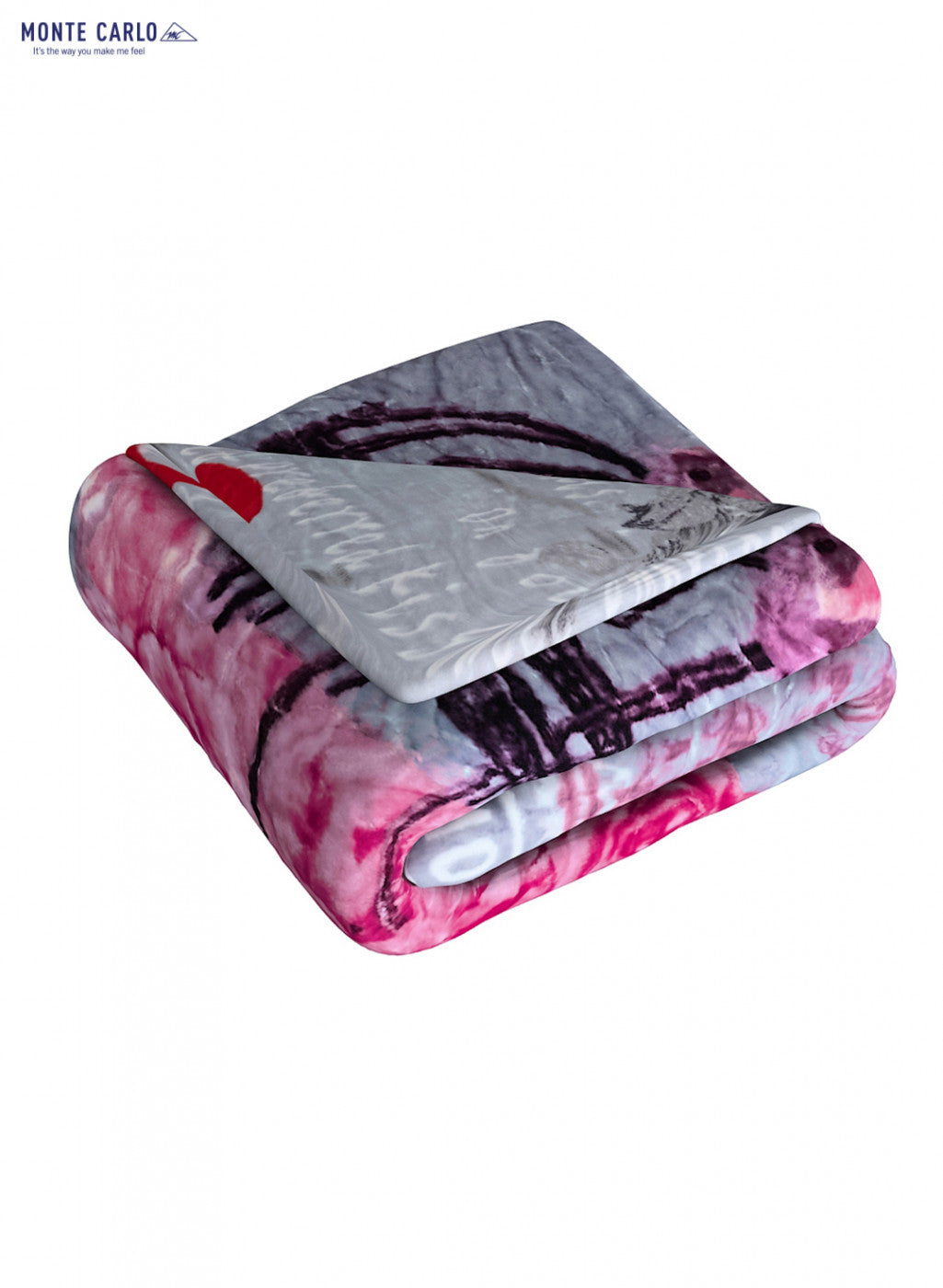 Printed Mink Single Blanket for Heavy Winter -2 Ply