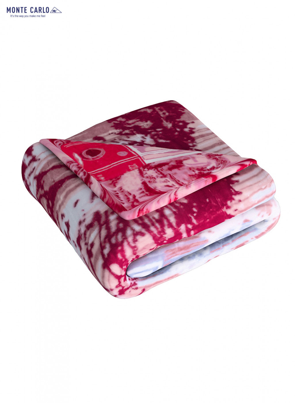 Printed Mink Single Blanket for Heavy Winter -2 Ply