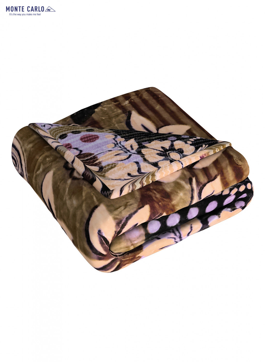 Printed Mink Double Blanket for Heavy Winter -2 Ply