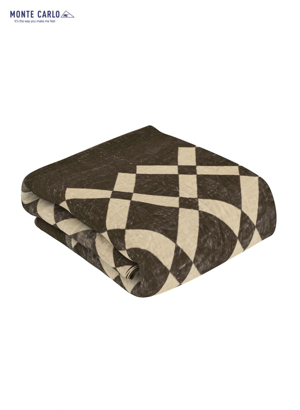 Printed Mink Double Blanket for Mild Winter - 1 Ply