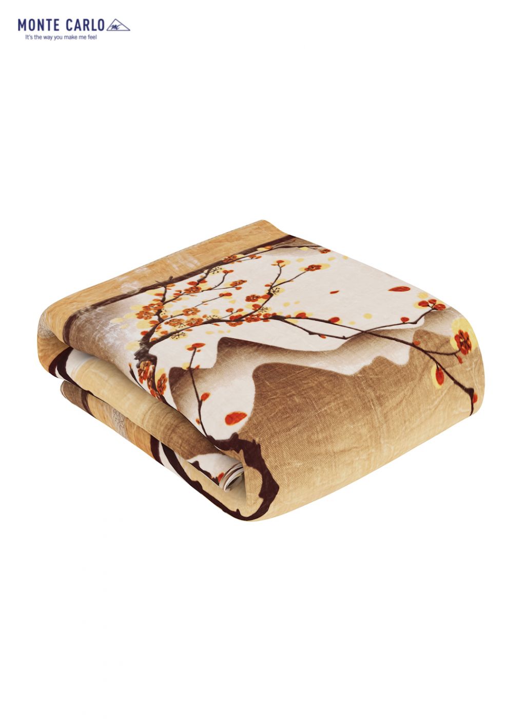 Printed Mink Double Blanket for Mild Winter - 1 Ply