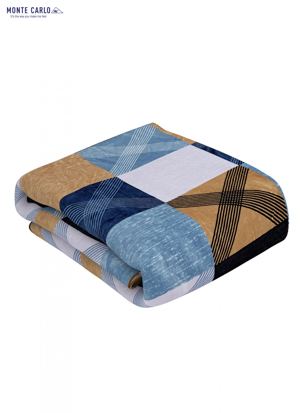 Printed Mink Single Blanket for AC Room -1 Ply