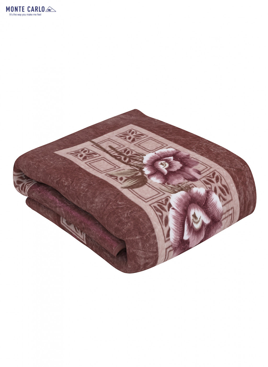 Printed Mink Single Blanket for Mild Winter -1 Ply