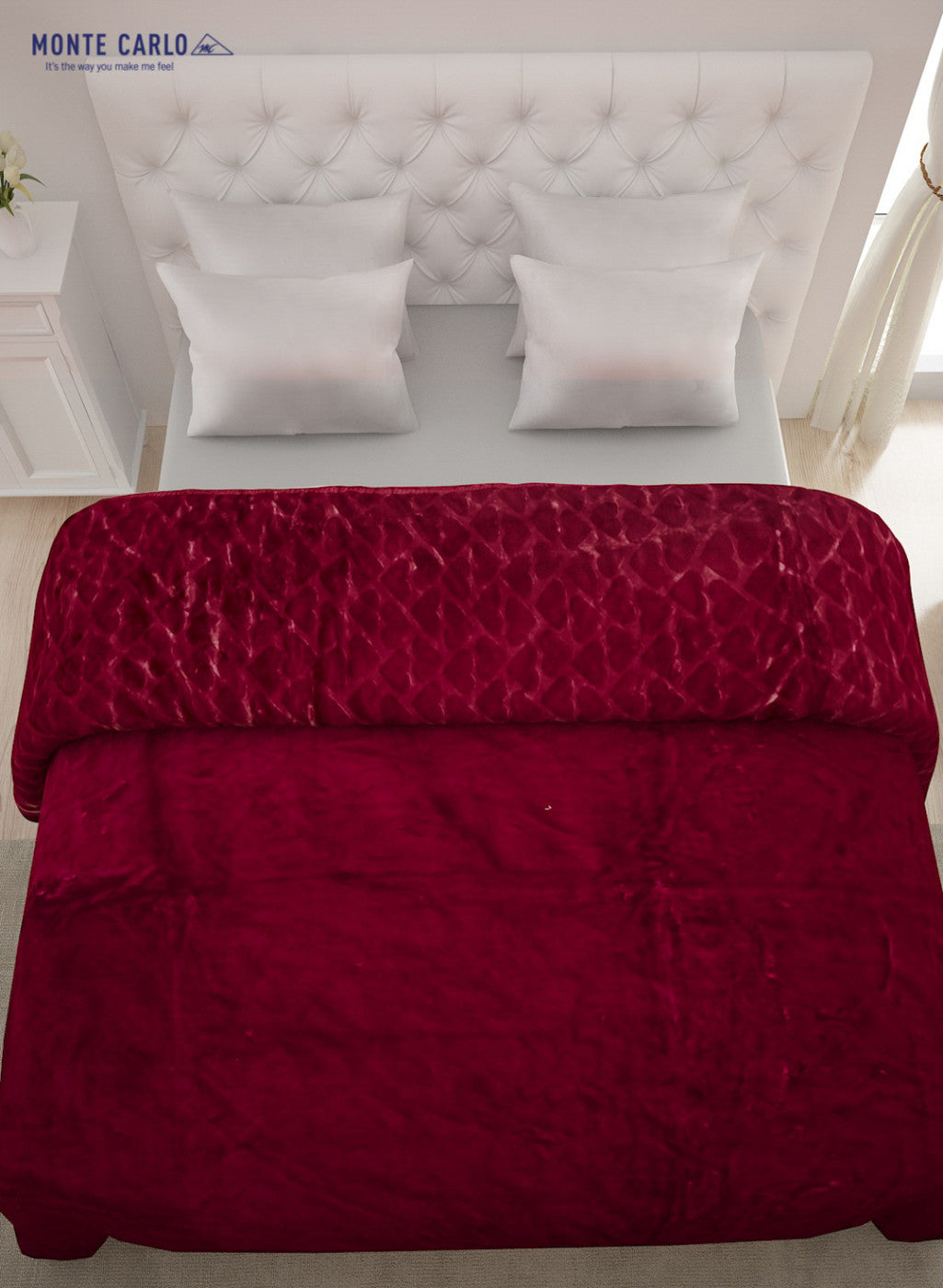 Double Bed Multicolor Mink Blanket - 2 Ply