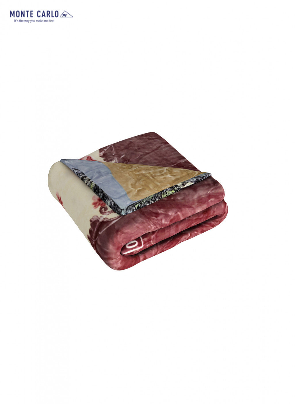 Double Bed Multicolor Mink Blanket - 2 Ply