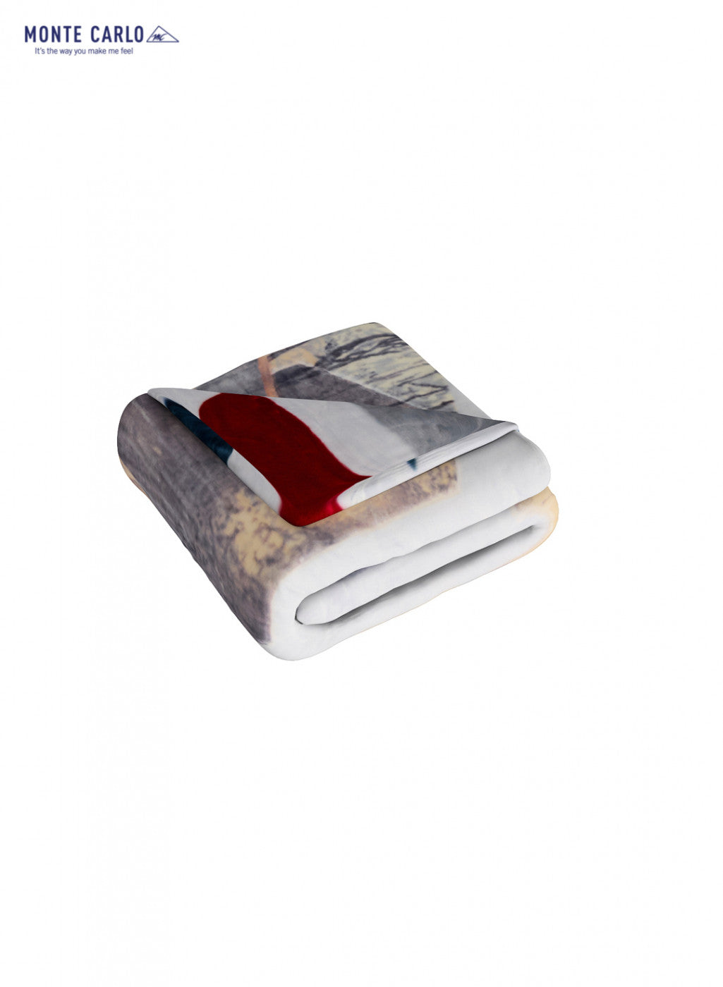 Single Bed Multicolor Mink Blanket - 2 Ply