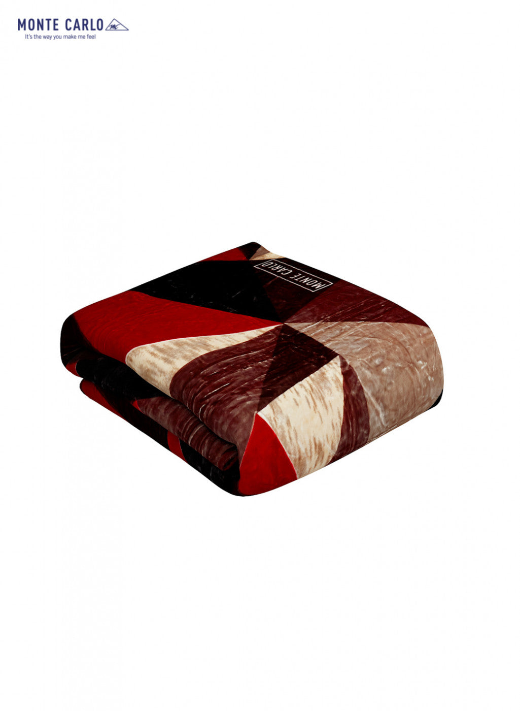 Double Bed Multicolor Mink Blanket - 1 Ply