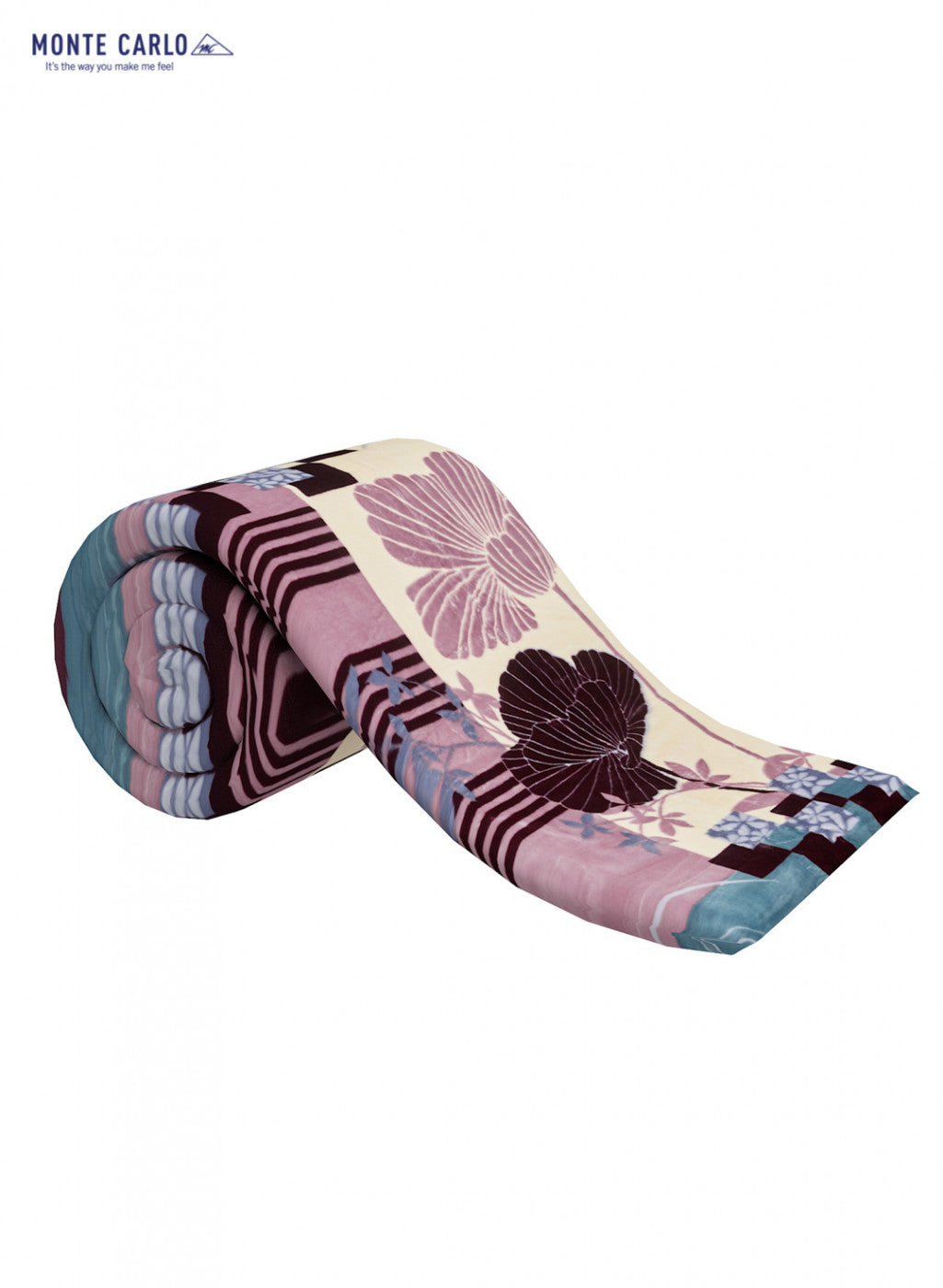 Printed Mink Single Blanket for Heavy Winter -2 Ply