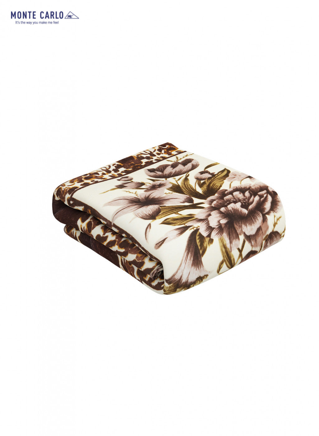 Printed Mink Double Blanket for Mild Winter -1 Ply