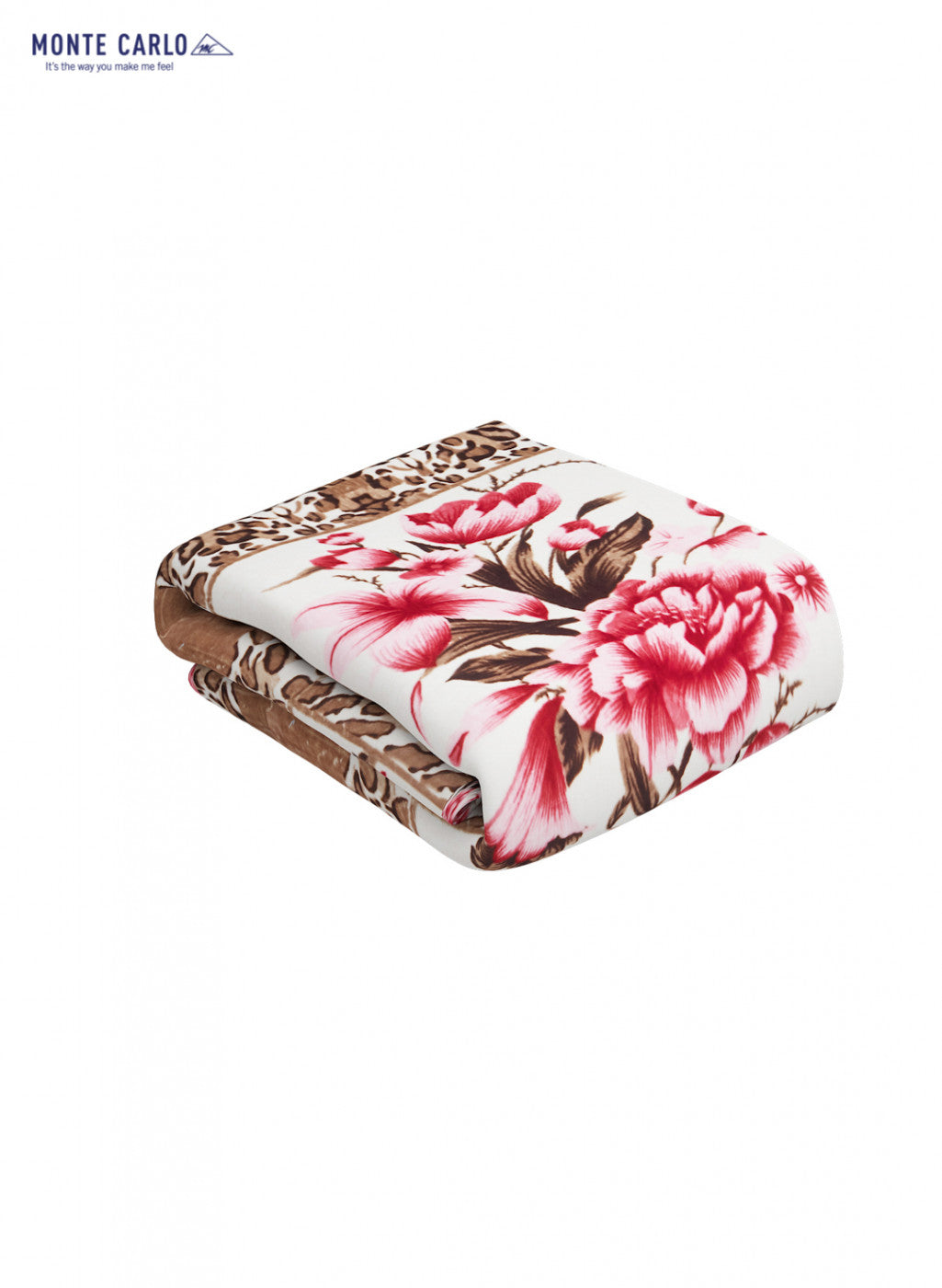 Printed Mink Double Blanket for Mild Winter -1 Ply