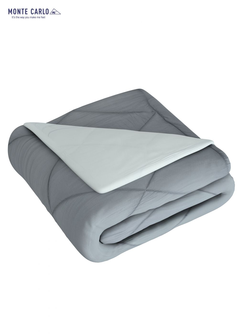 Solid Microfibre Double Comforter for Mild Winter