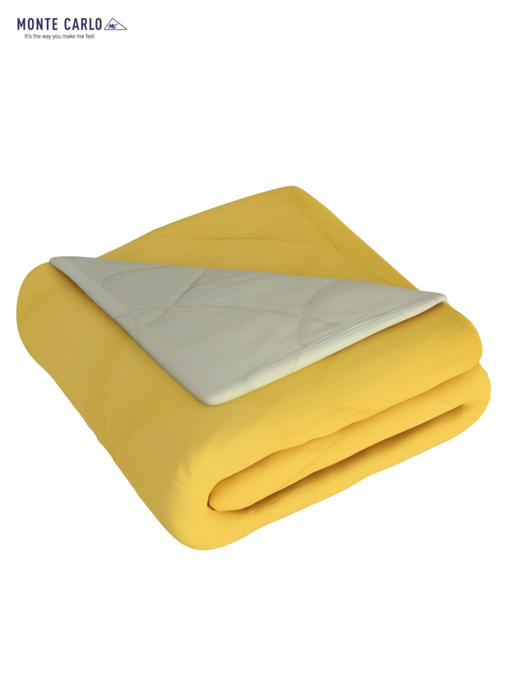 Solid Microfibre Double Comforter for Mild Winter