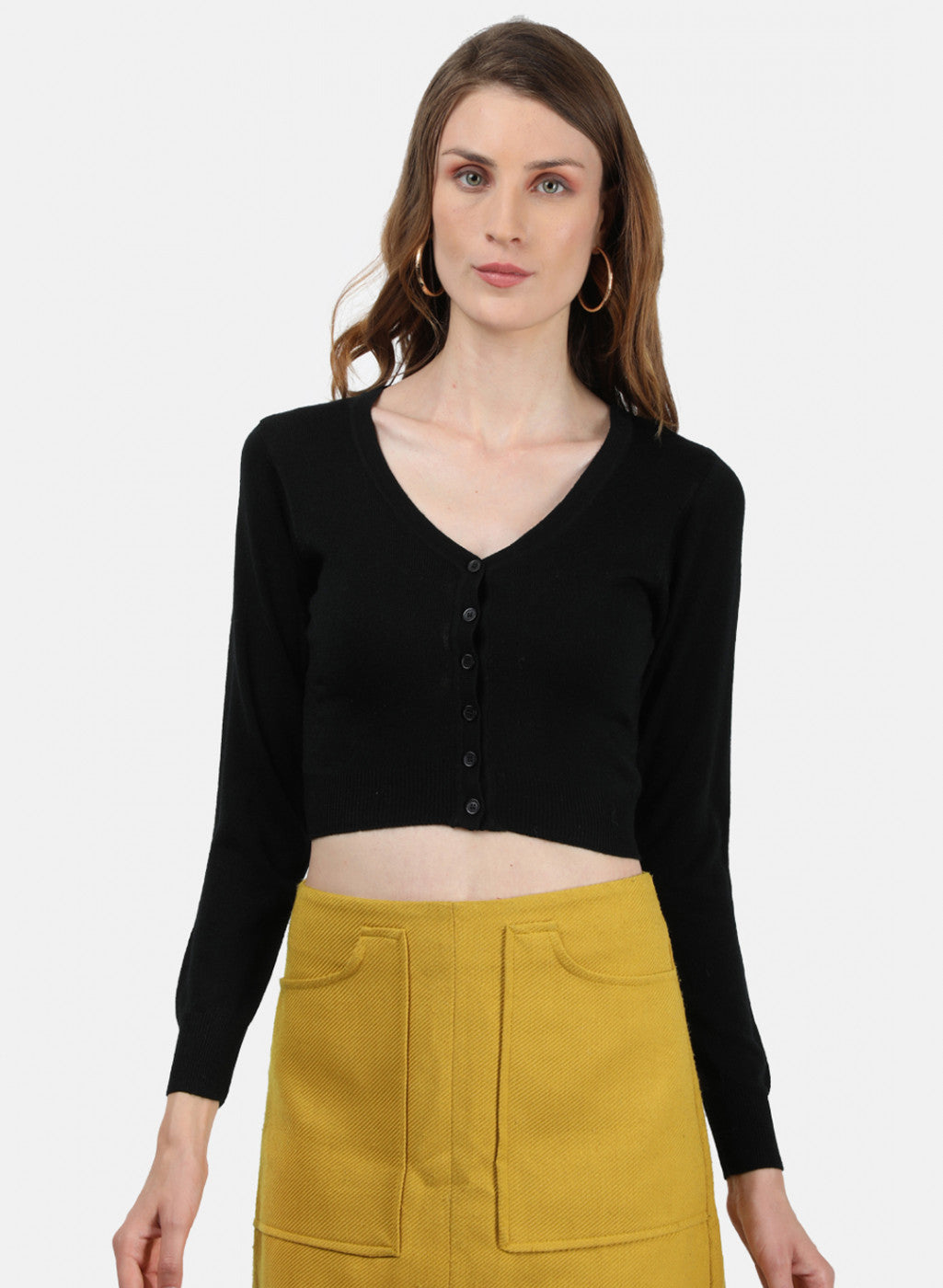 Women Black Solid Blouse