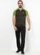 Rockit Olive Round Neck Smart Fit T-Shirt