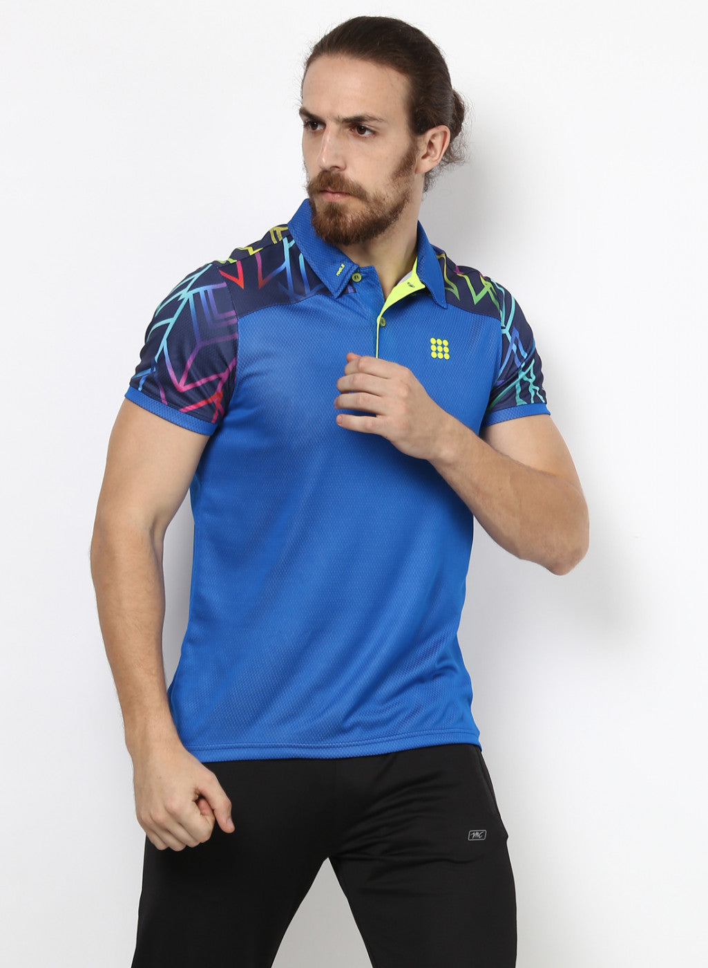 Rockit Blue Collar Smart Fit T-Shirt